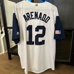 USA majestic Arenado jersey
